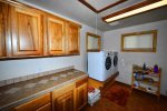 Laundry room for guest use